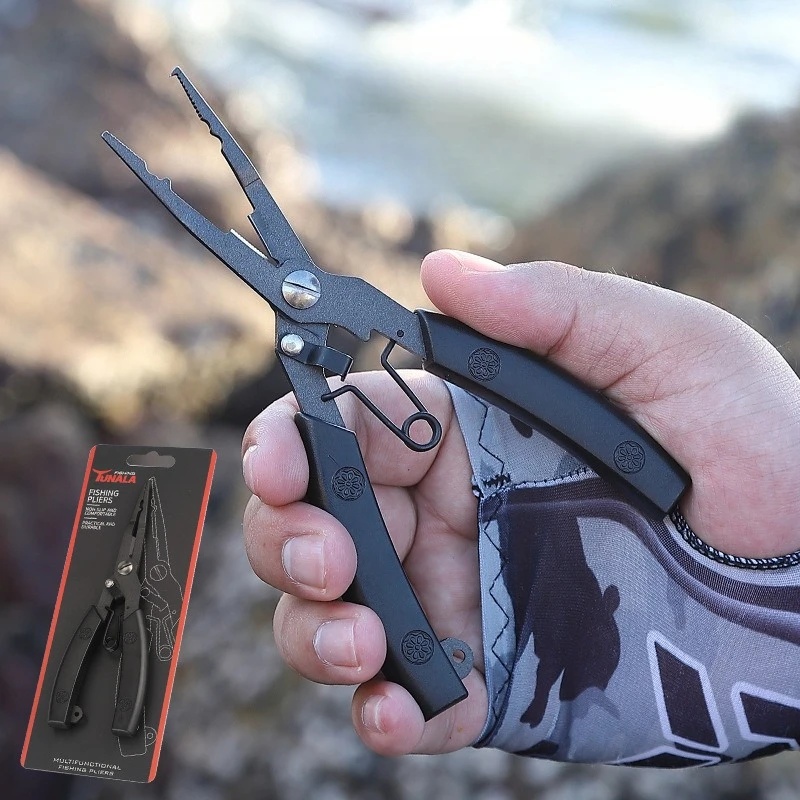 Fishing Hook Sharpener - Convenient Stainless Steel Fishing Pliers with
