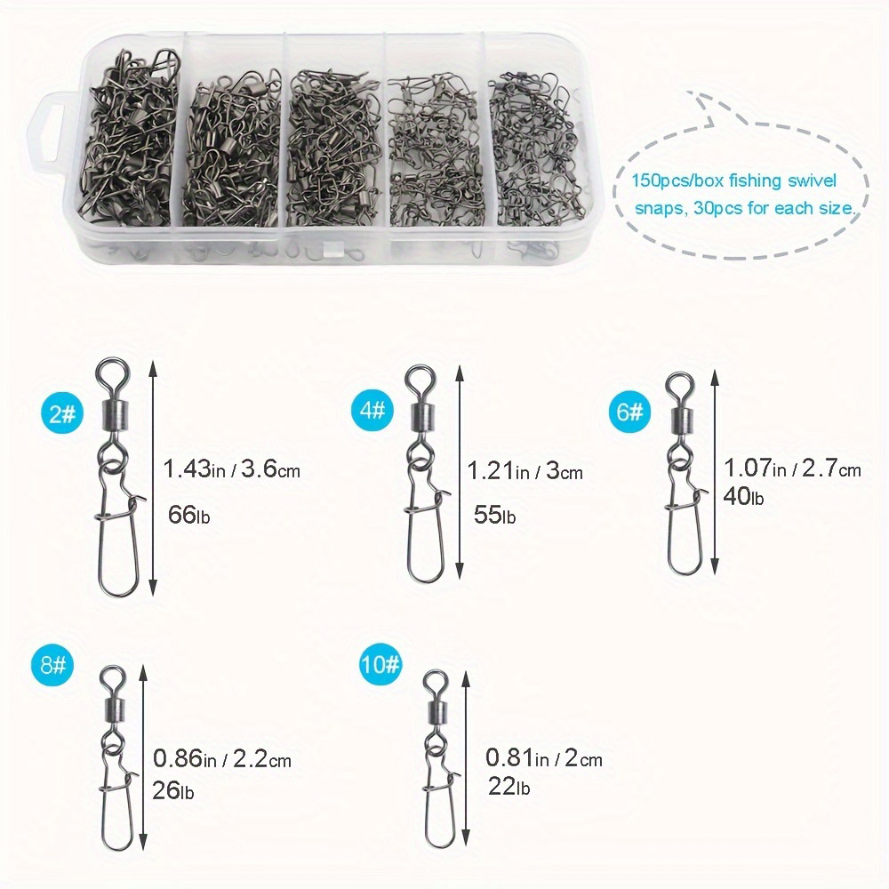 95/210 PCS Set Fishing Connect – обзор и цена Fishing Hook Stainless Steel