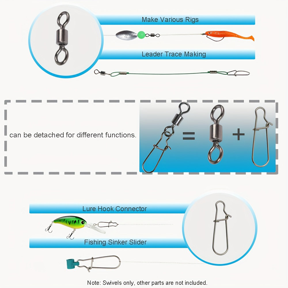 95/210 PCS Set Fishing Connect – обзор и цена Fishing Hook Stainless Steel