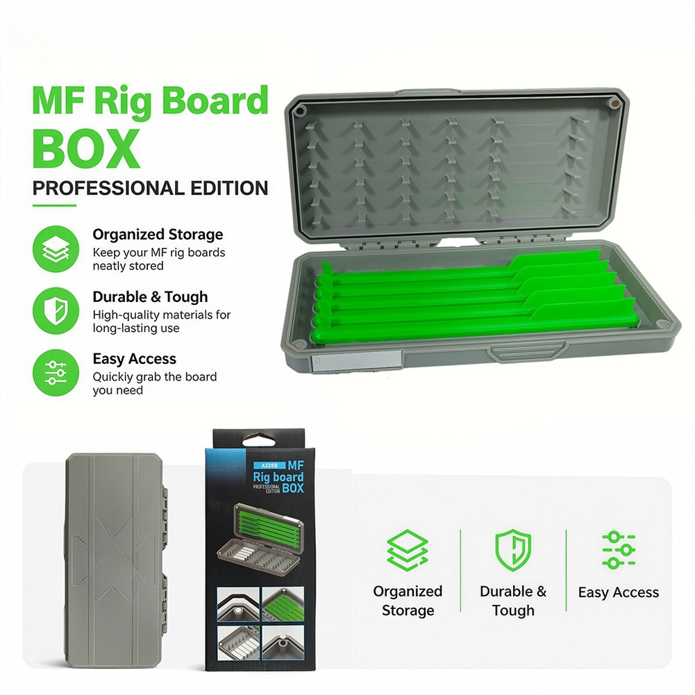 Carp Fishing Rig Board Box wit – обзор и цена Fishing Hook Box
