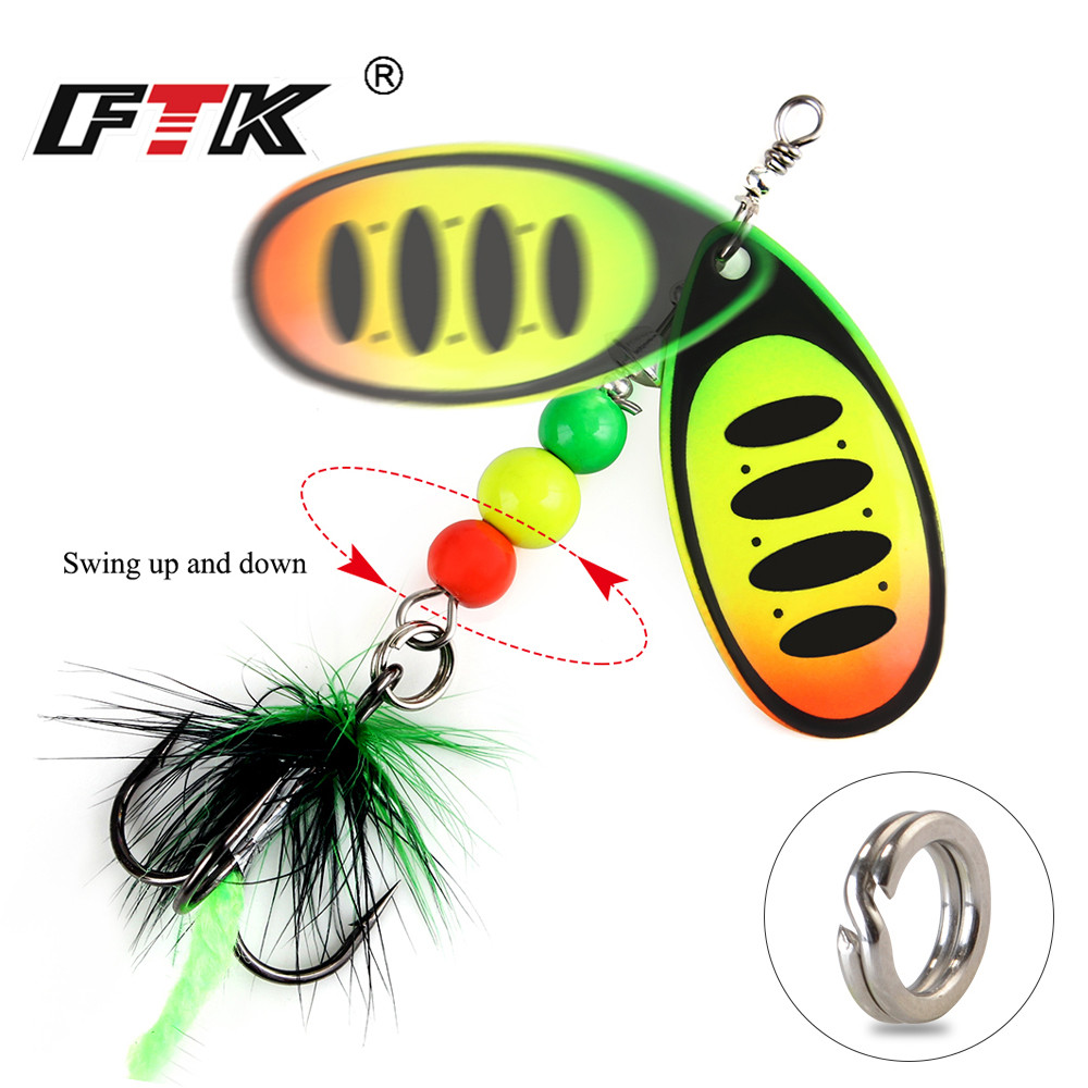 FTK Spinner Bait Fishing Lure  – обзор и цена Fishing Hook Treble