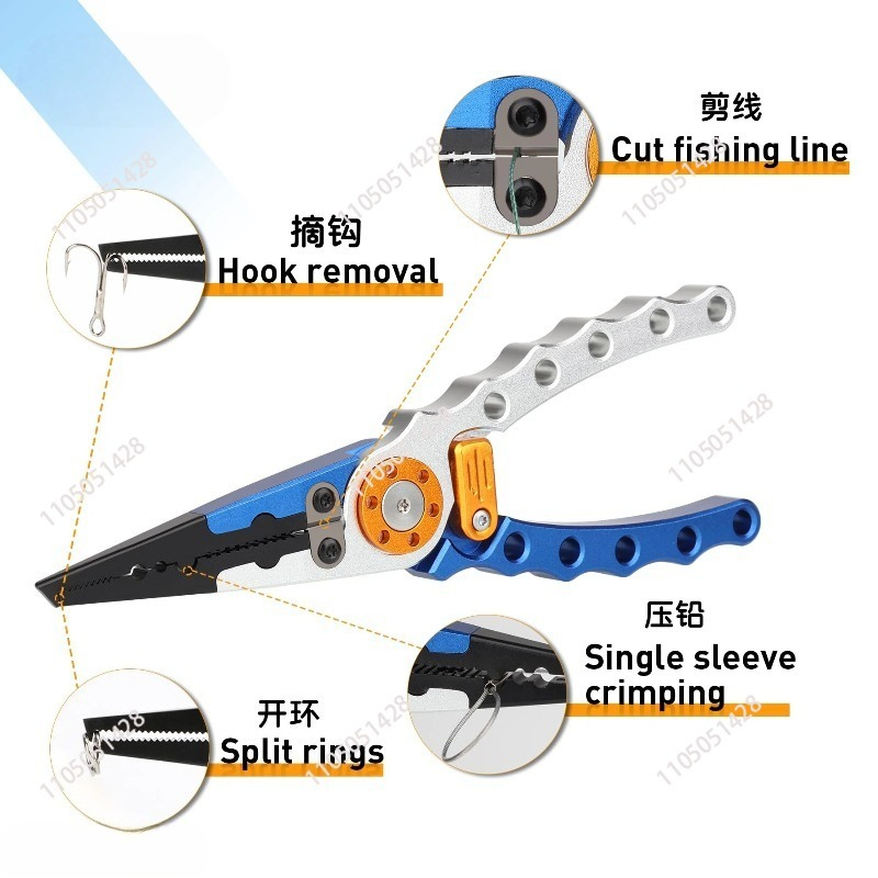 Aluminum Fishing Tackle Pliers – обзор и цена Fishing Hook Remover