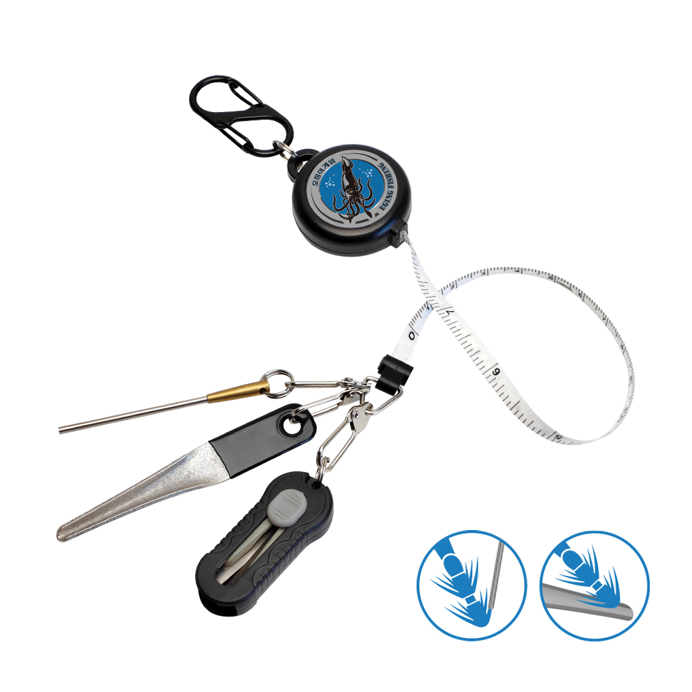 4in1 Eging Fishing Kit Retract – обзор и цена Fishing Hook Sharpener