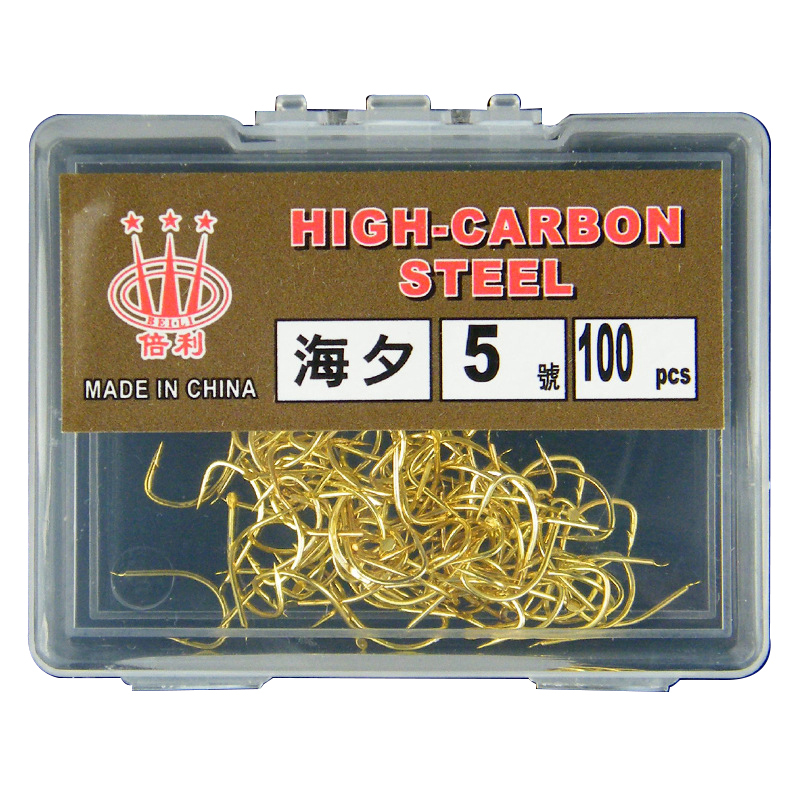 【100pcs Boxed Haiyu Fish Hooks – обзор и цена Fishing Hook Assortment